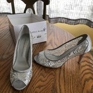 Silver Adrianna Papell Boutique high heels